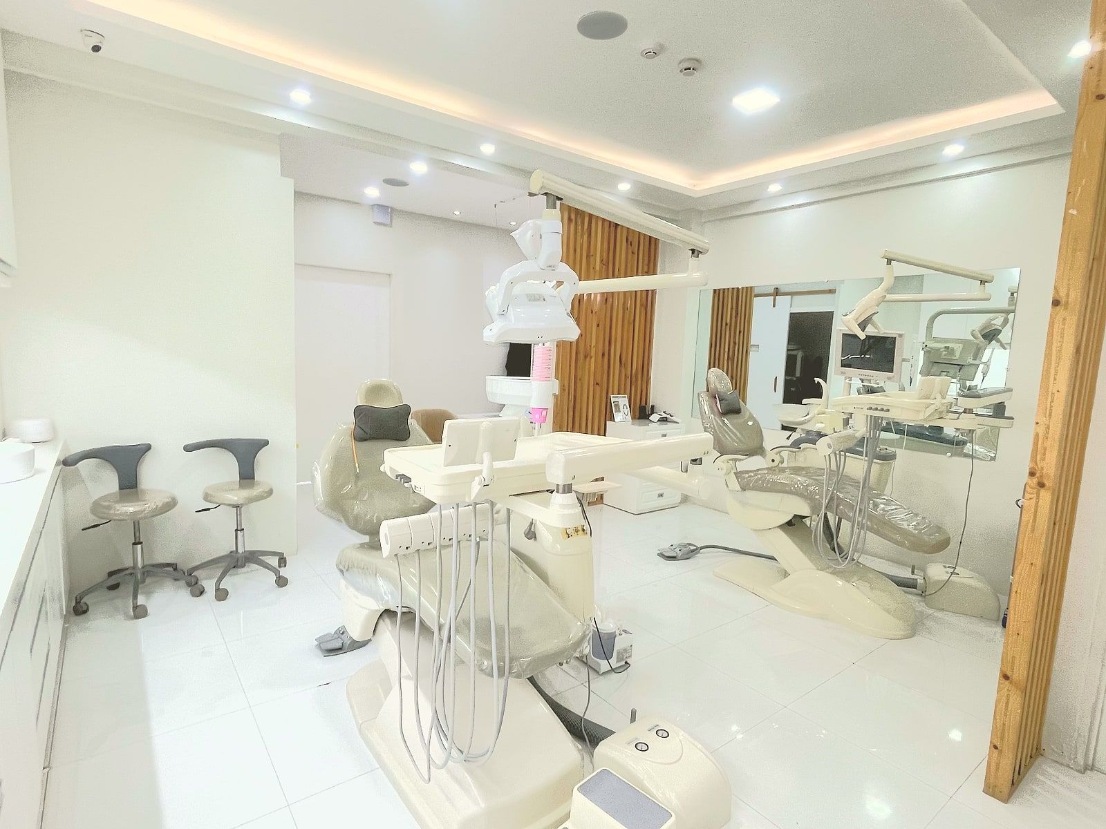 Treatment room with two dental chairs at the Citismiles clinic in Orion, Bataan